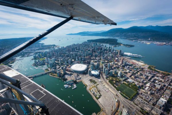 Vancouver City Seaplane Aerial